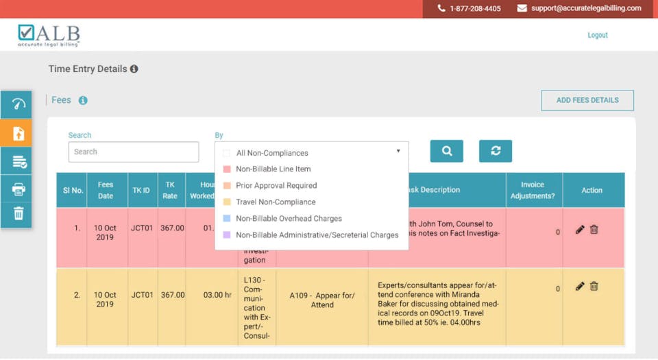 Accurate Legal Billing Screenshot 1