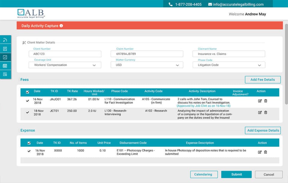 Accurate Legal Billing Screenshot 4