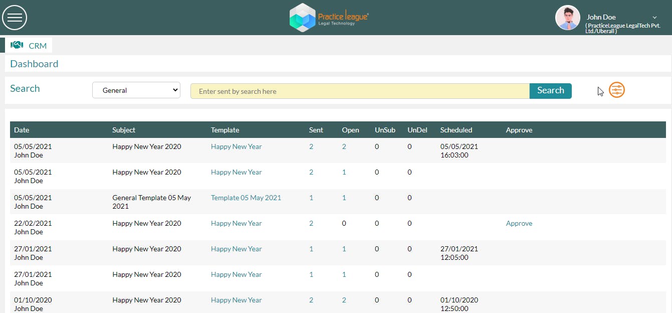 RazorLex Practice Management Screenshot 2