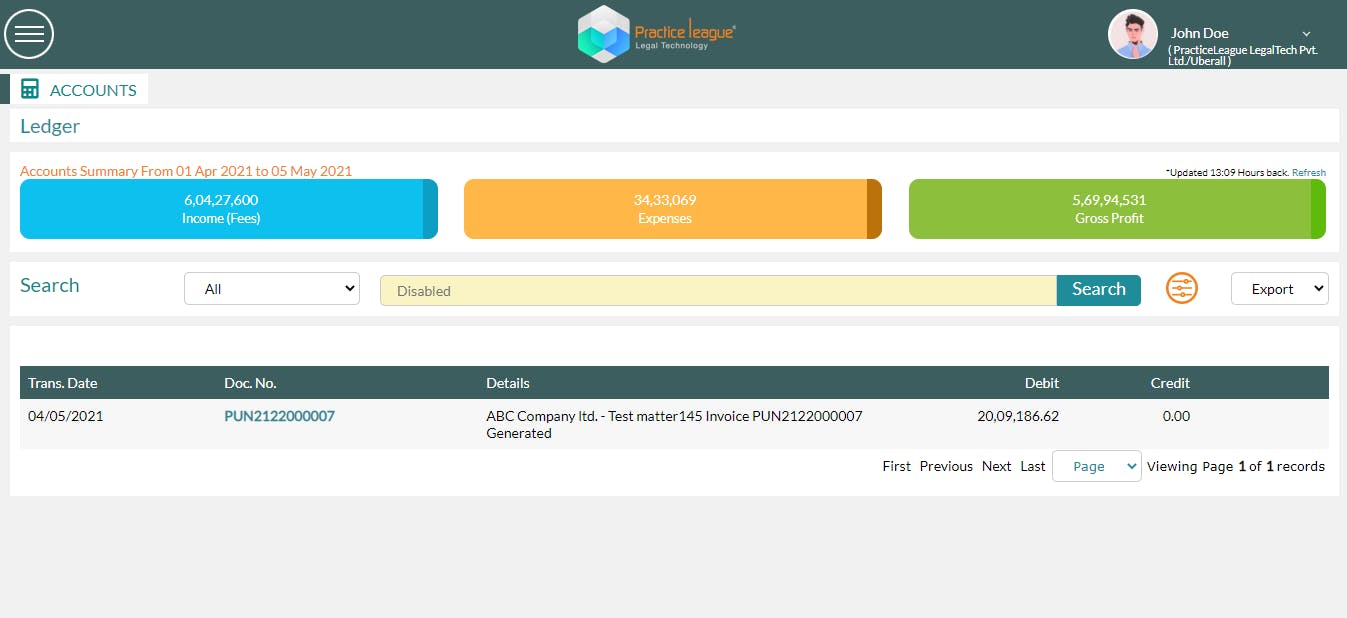 RazorLex Practice Management Screenshot 3