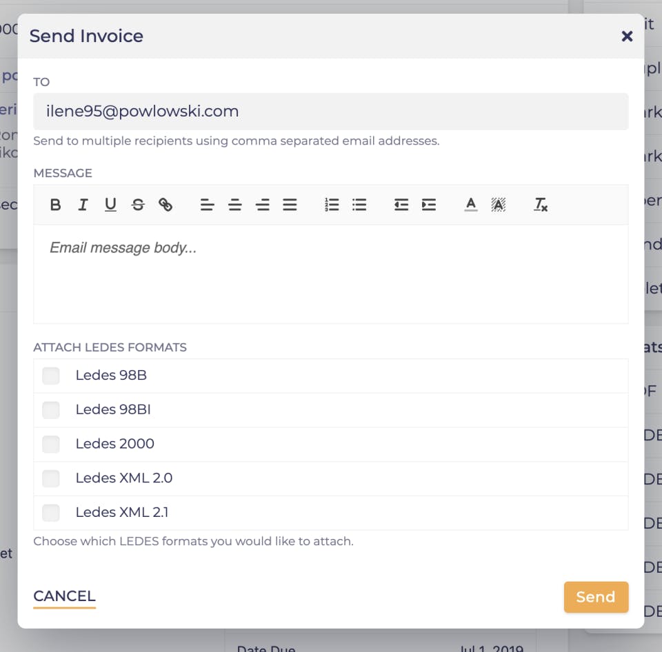 Easy Legal Billing Screenshot 2