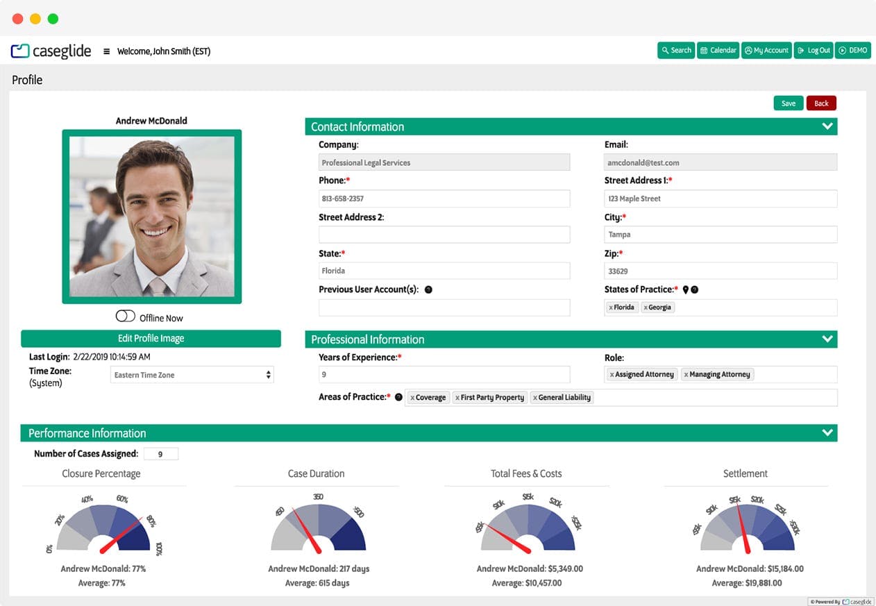 CaseGlide Screenshot 2