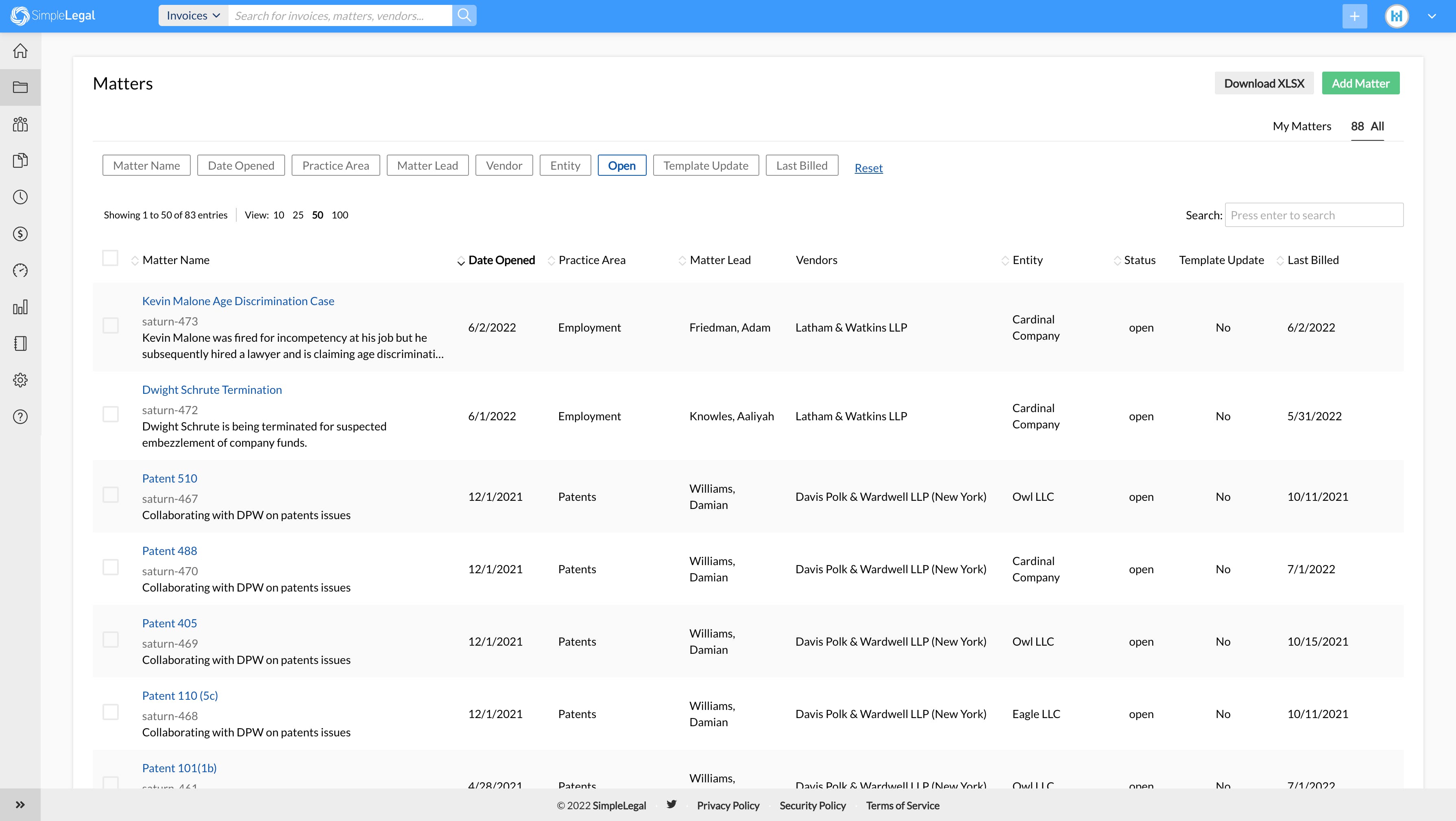 SimpleLegal Screenshot 4