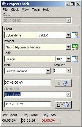 Project Clock Screenshot 3