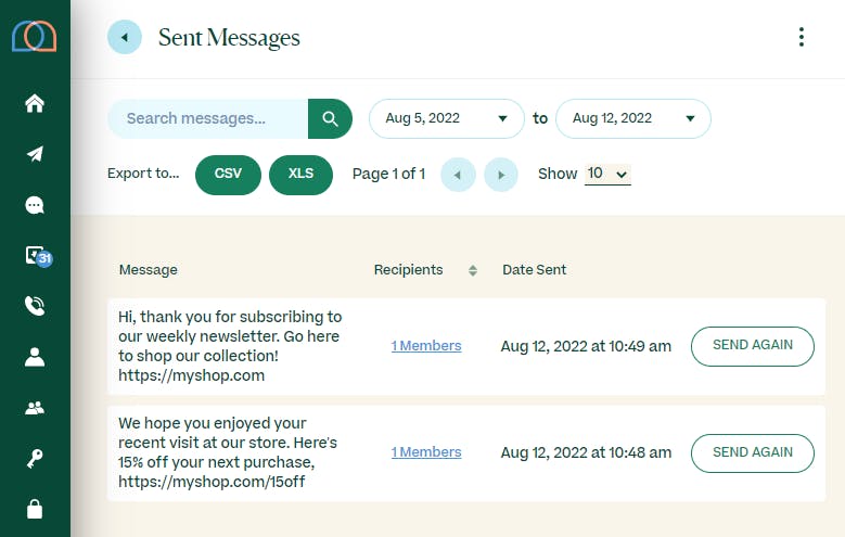 Mobile Text Alerts Screenshot 4