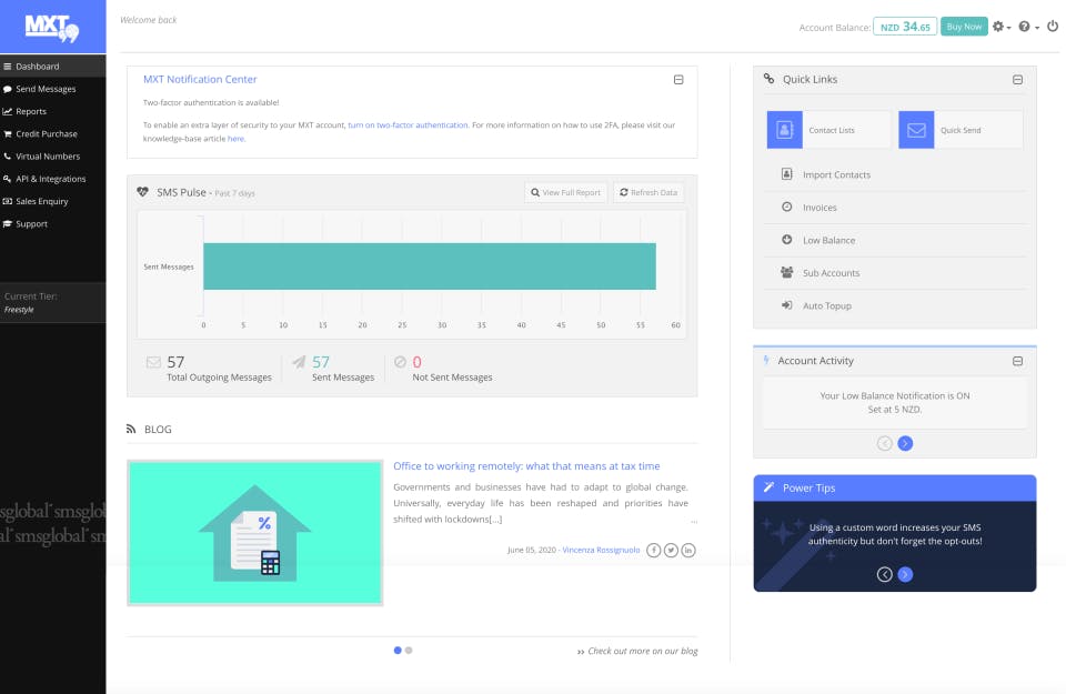 SMSGlobal Screenshot 1