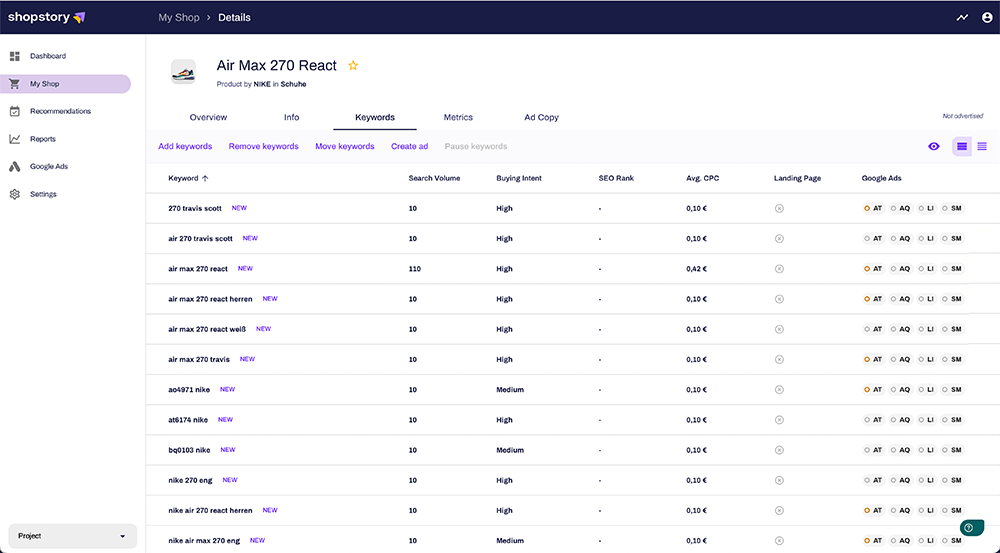 Shopstory Screenshot 1