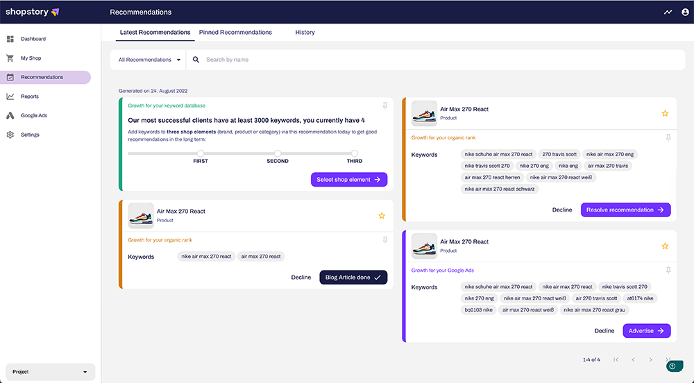 Shopstory Screenshot 2