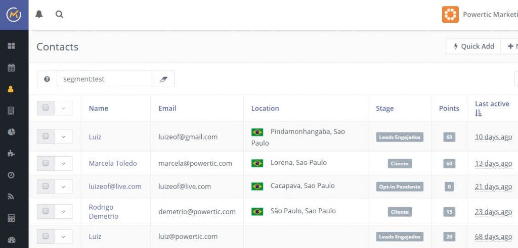 Mautic Screenshot 2