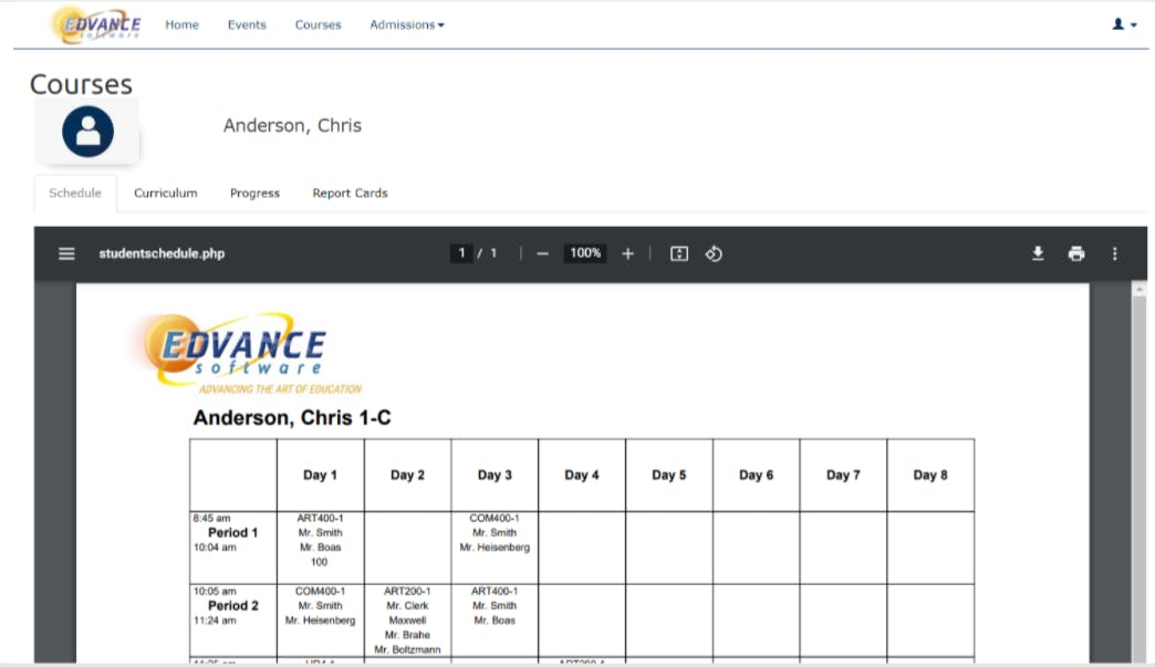 Edvance Screenshot 5