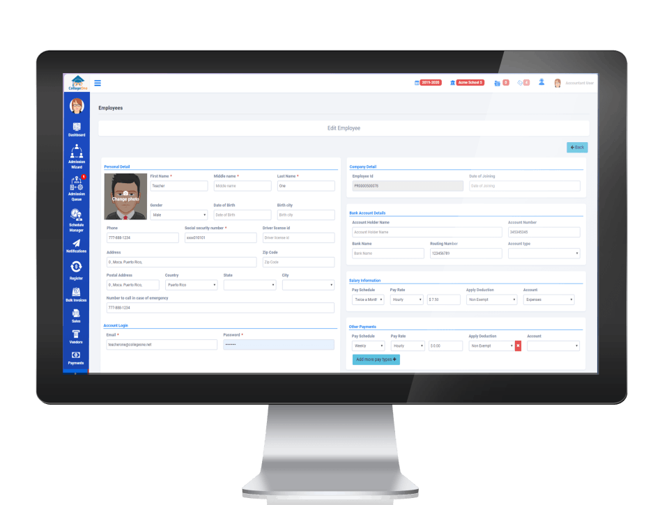 CollegeOne Suite Screenshot 3