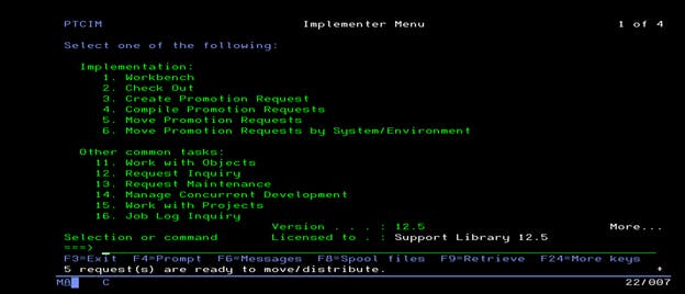 Implementer Screenshot 1