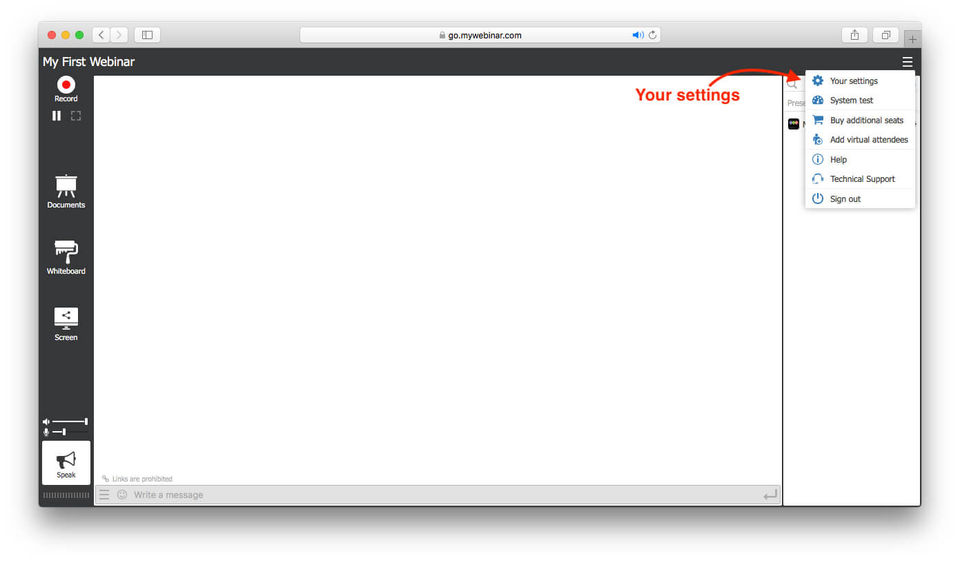 MyOwnConference Screenshot 13