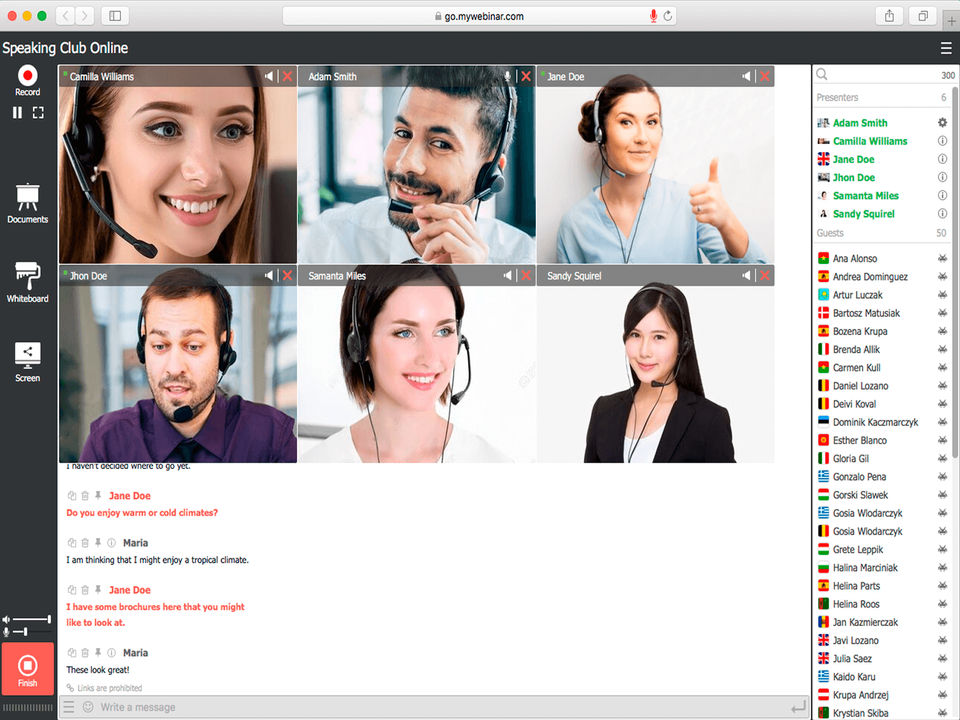 MyOwnConference Screenshot 2