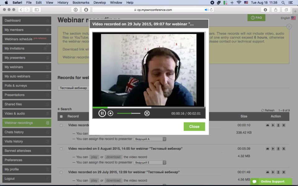 MyOwnConference Screenshot 29