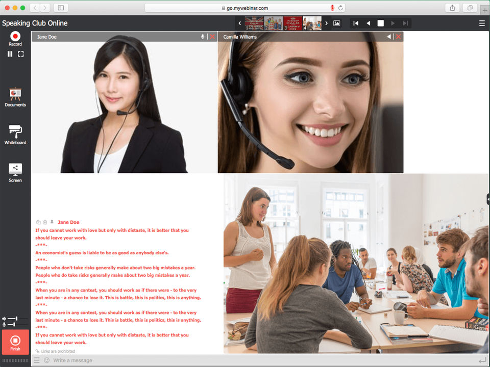 MyOwnConference Screenshot 5