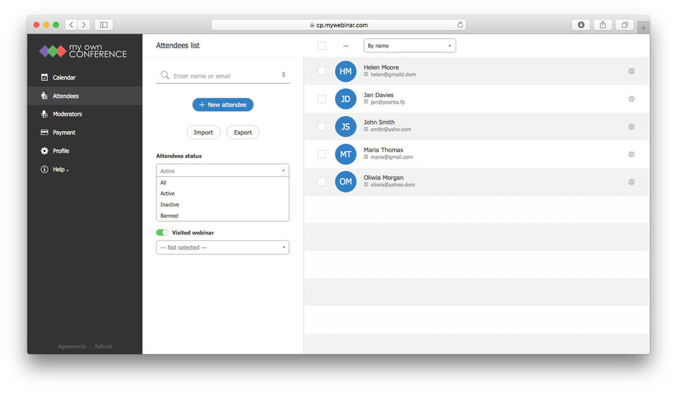 MyOwnConference Screenshot 7