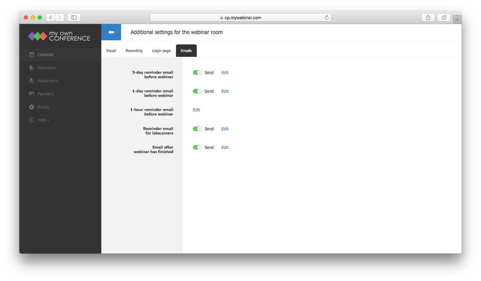 MyOwnConference Screenshot 9