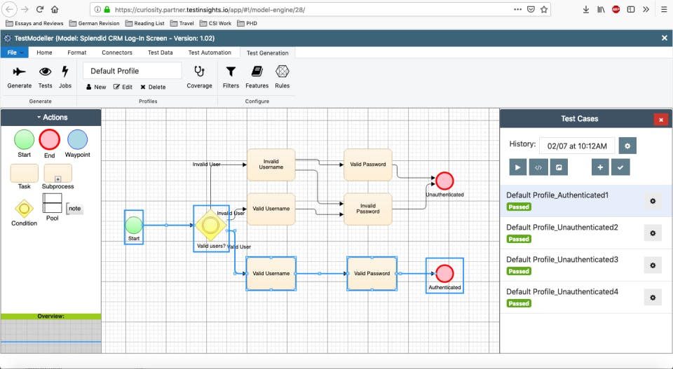 Test Modeller Screenshot 3