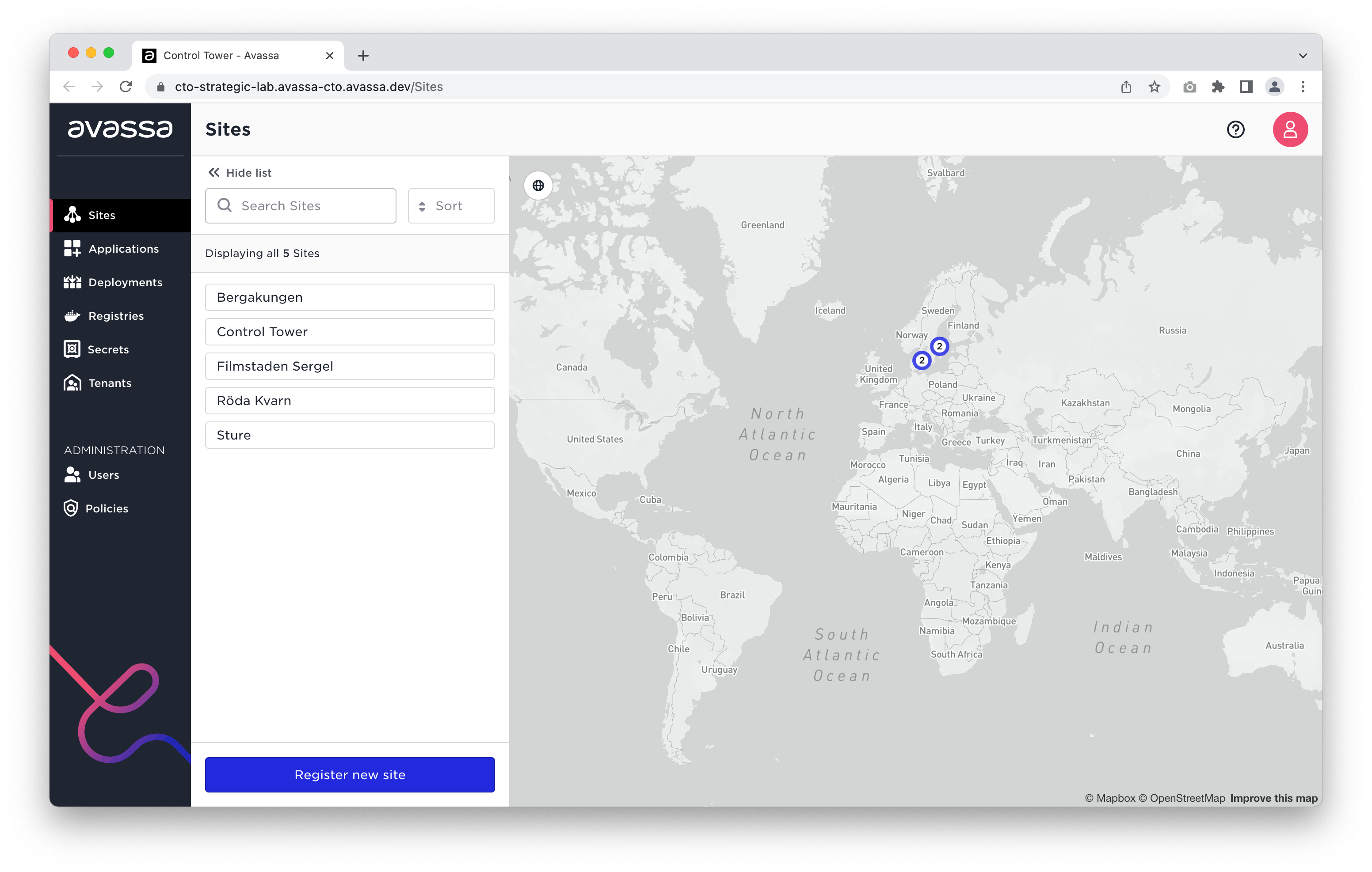 Avassa Screenshot 3