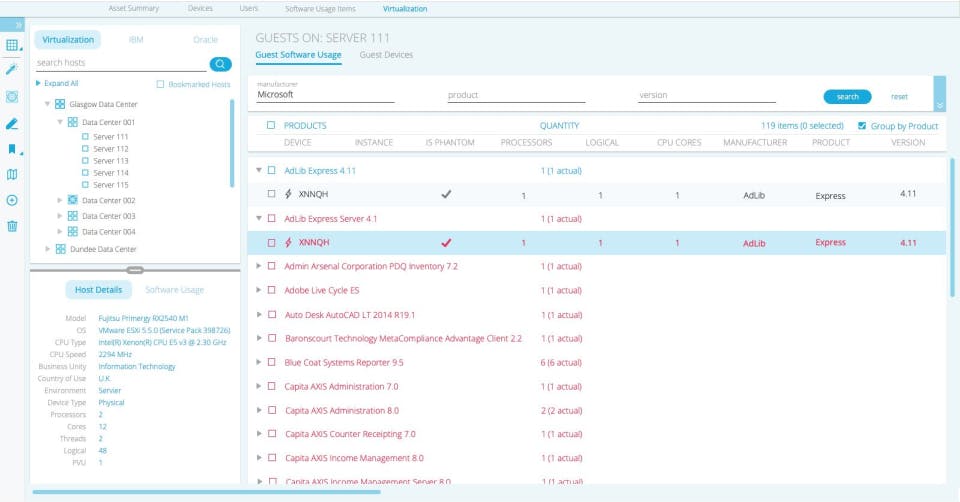 License Dashboard Screenshot 5