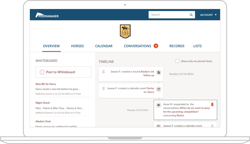 BarnManager Screenshot 1
