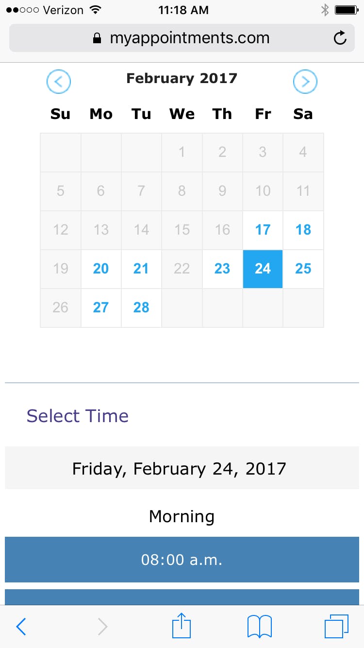 MyAppointments Screenshot 5
