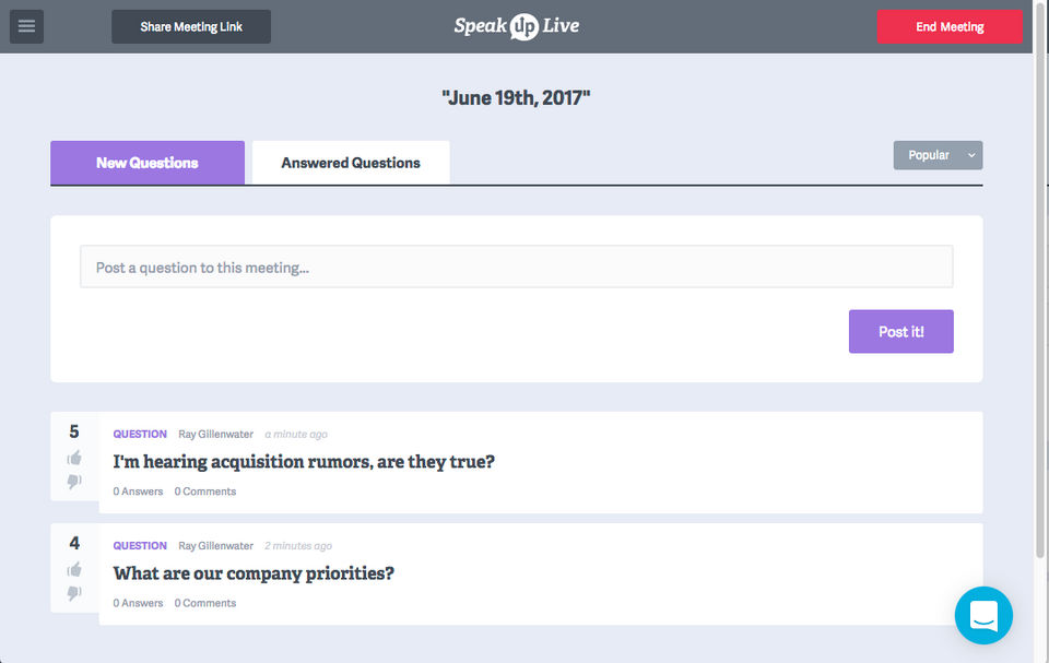 SpeakUp Live Screenshot 2