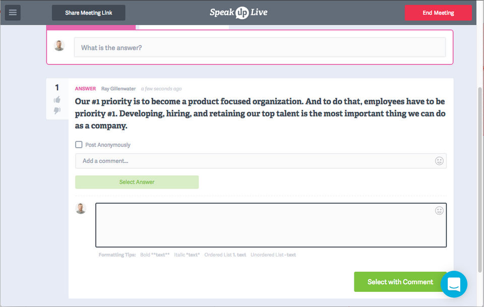 SpeakUp Live Screenshot 3