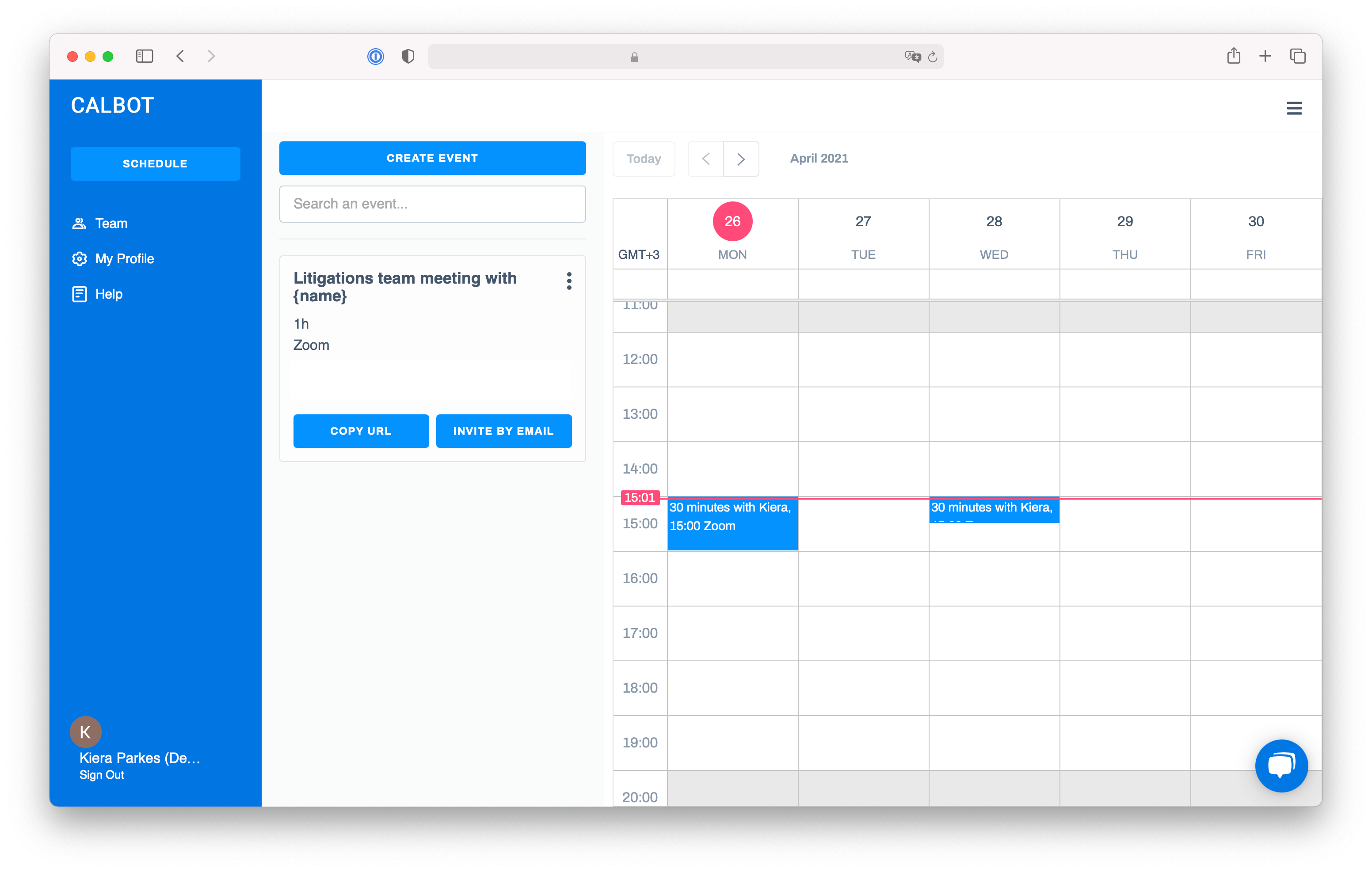 Calbot Screenshot 1