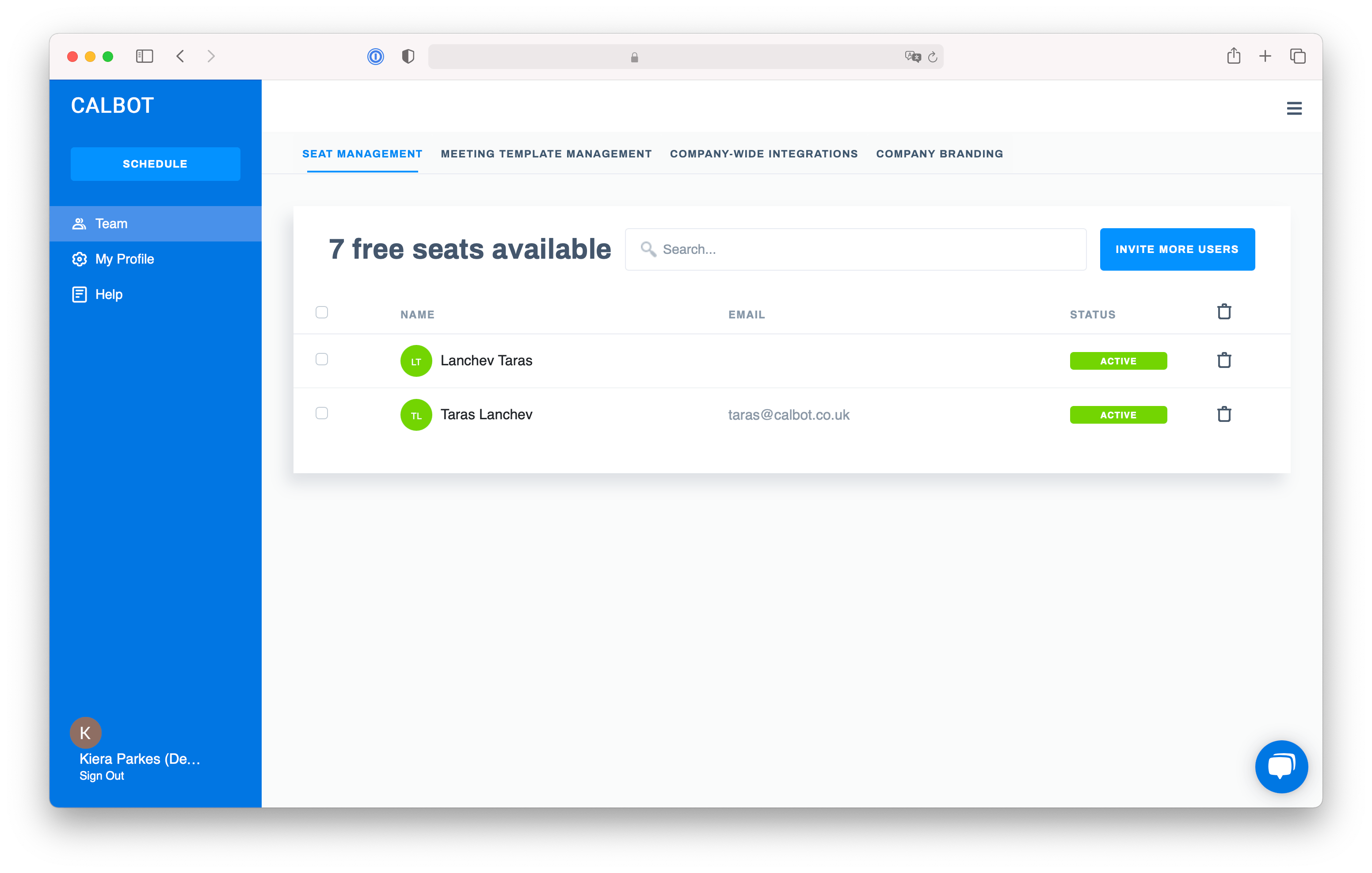 Calbot Screenshot 4