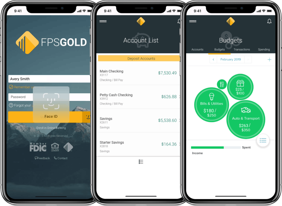 eBanking Screenshot 1