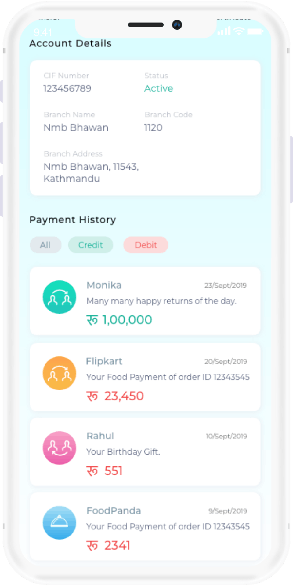 PayNet Banking Platform Screenshot 3