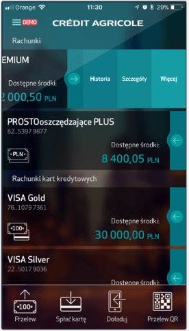 Mobile Banking FINANTEQ Screenshot 1