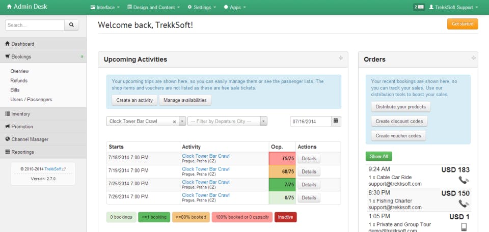 TrekkSoft Screenshot 3