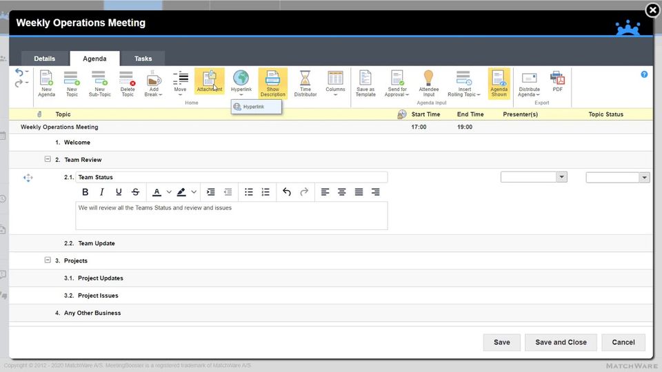 MeetingBooster Screenshot 2