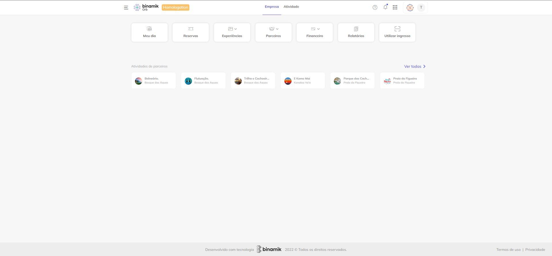 Binamik Platform Screenshot 2