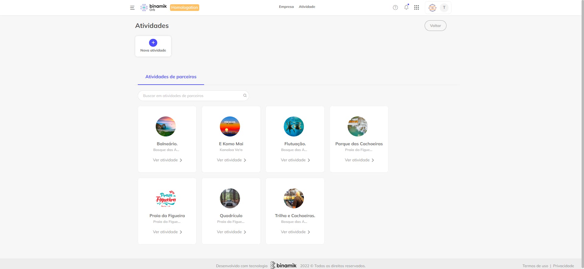 Binamik Platform Screenshot 3