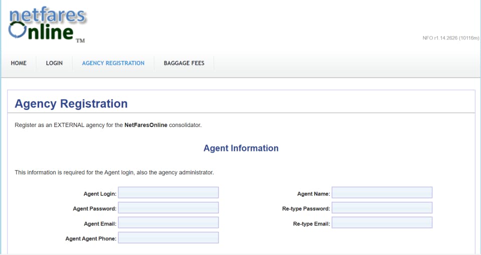 Netfares Online Screenshot 1