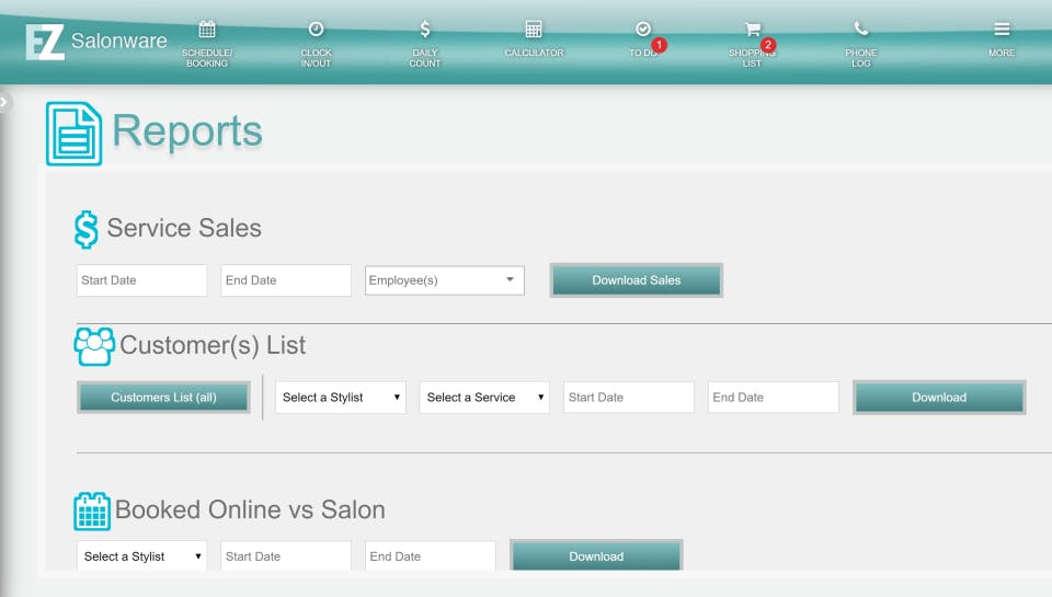 EZsalonware Screenshot 4