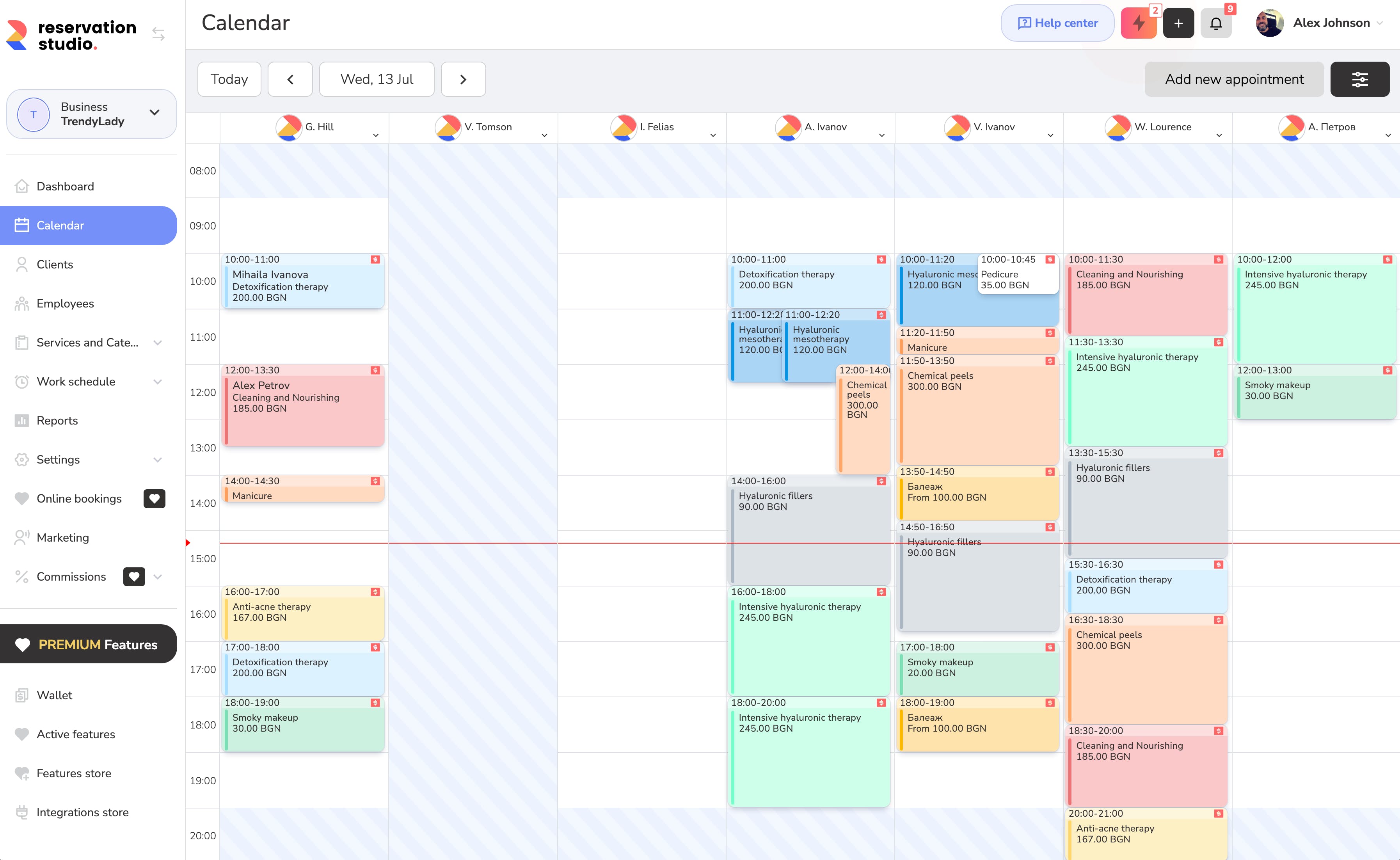 Reservation.Studio Screenshot 1