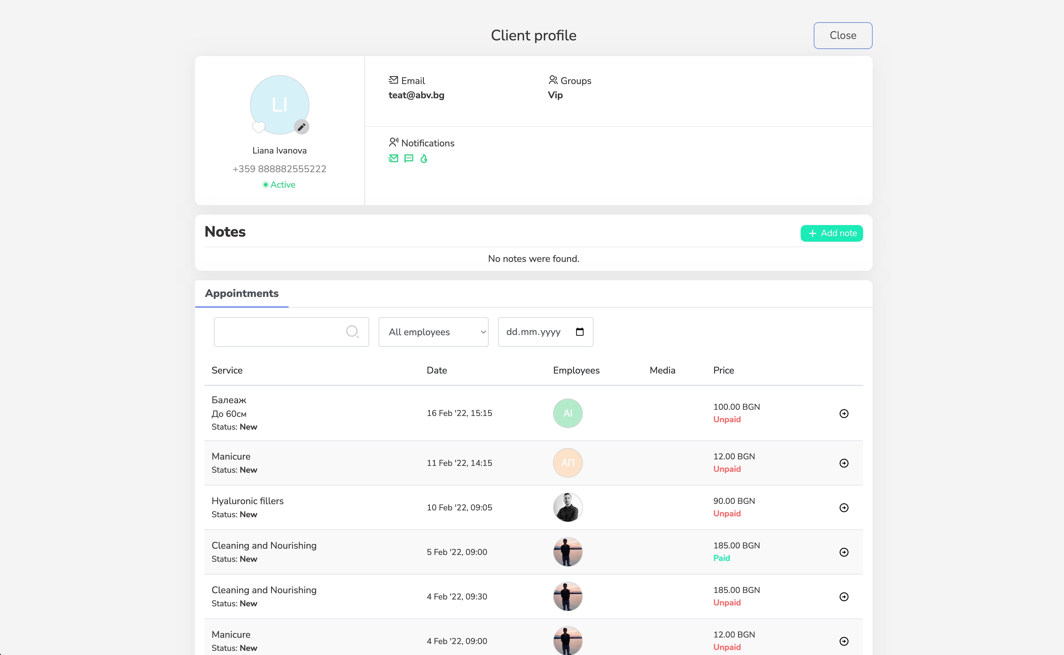 Reservation.Studio Screenshot 3