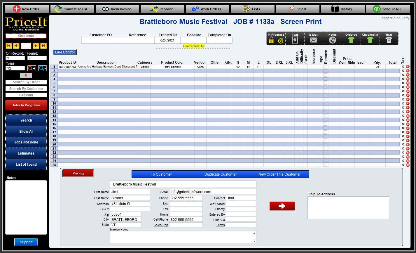 Pricelt Software Screenshot 2