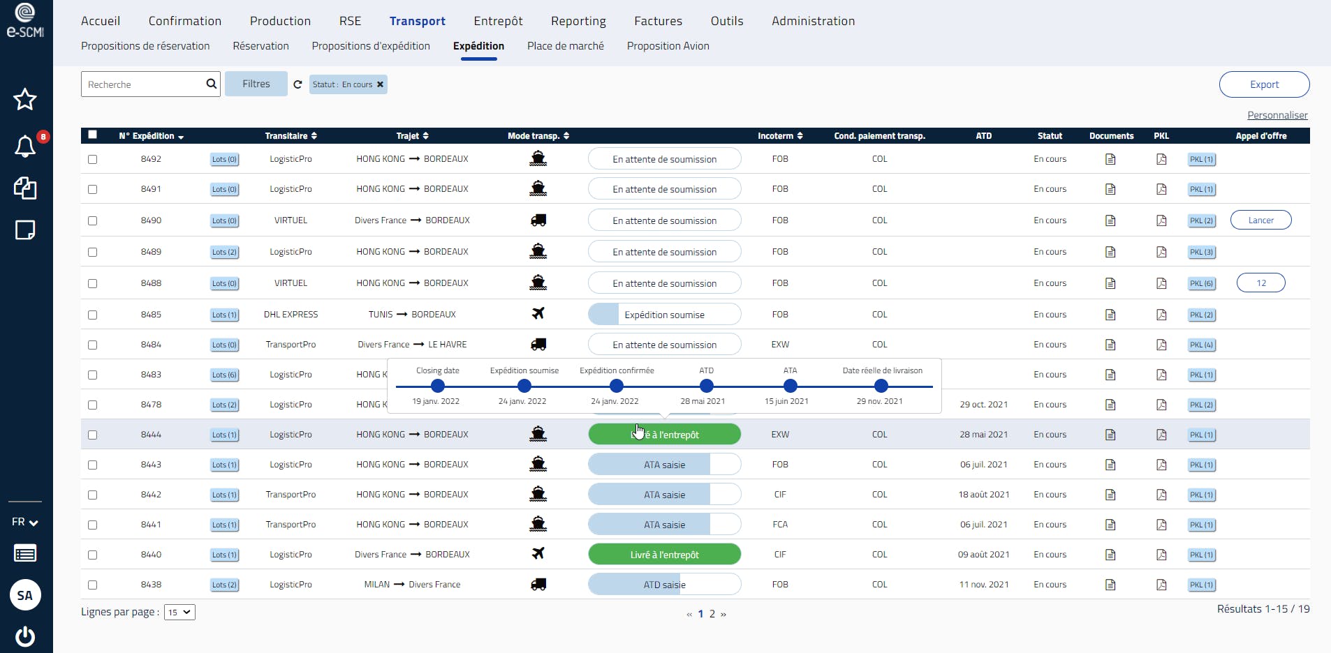 e-SCM Screenshot 4