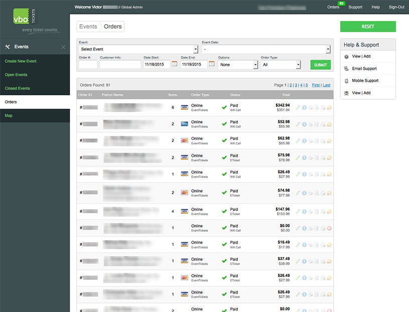 VBO Tickets Screenshot 4