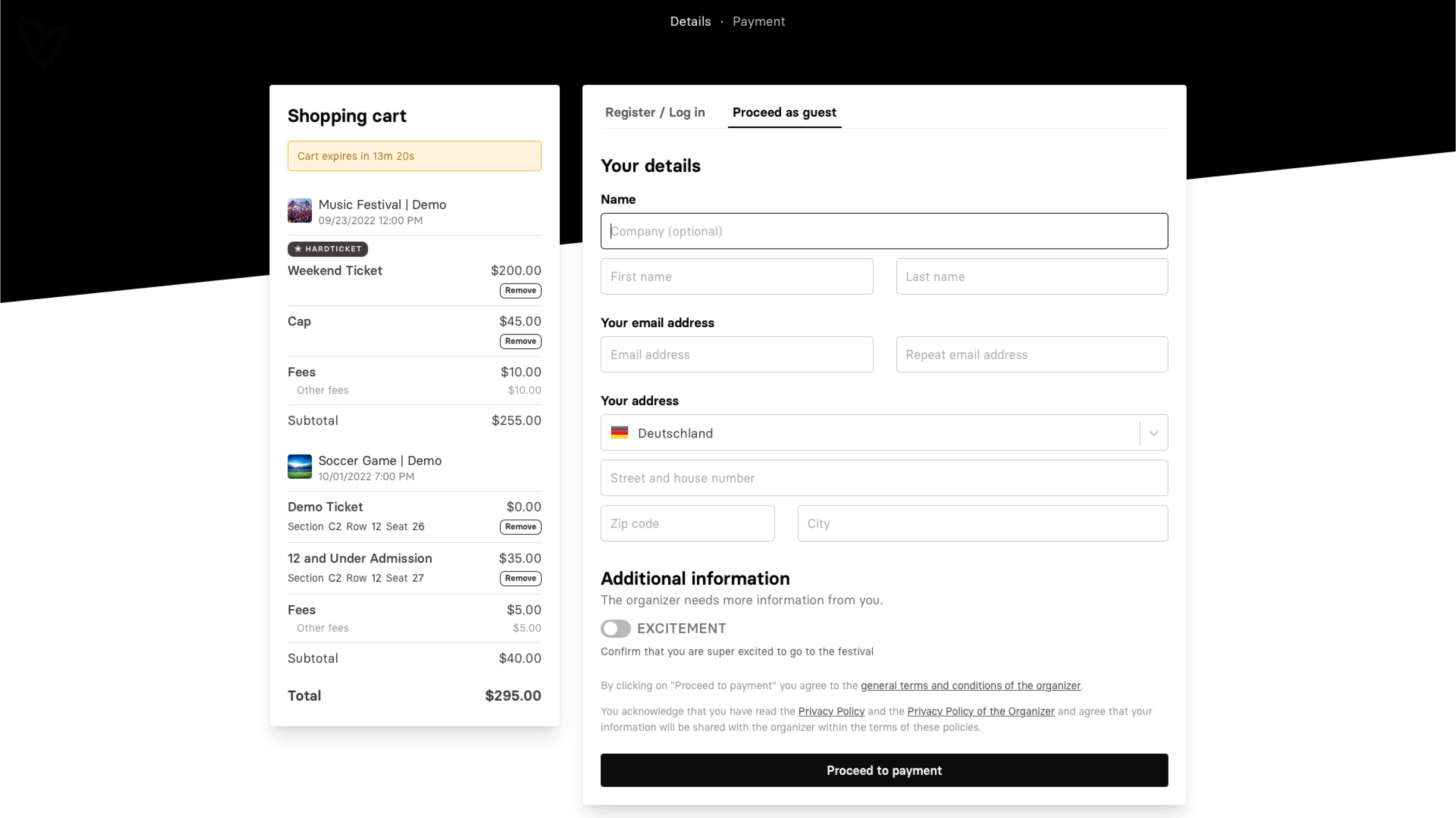 vivenu Screenshot 2