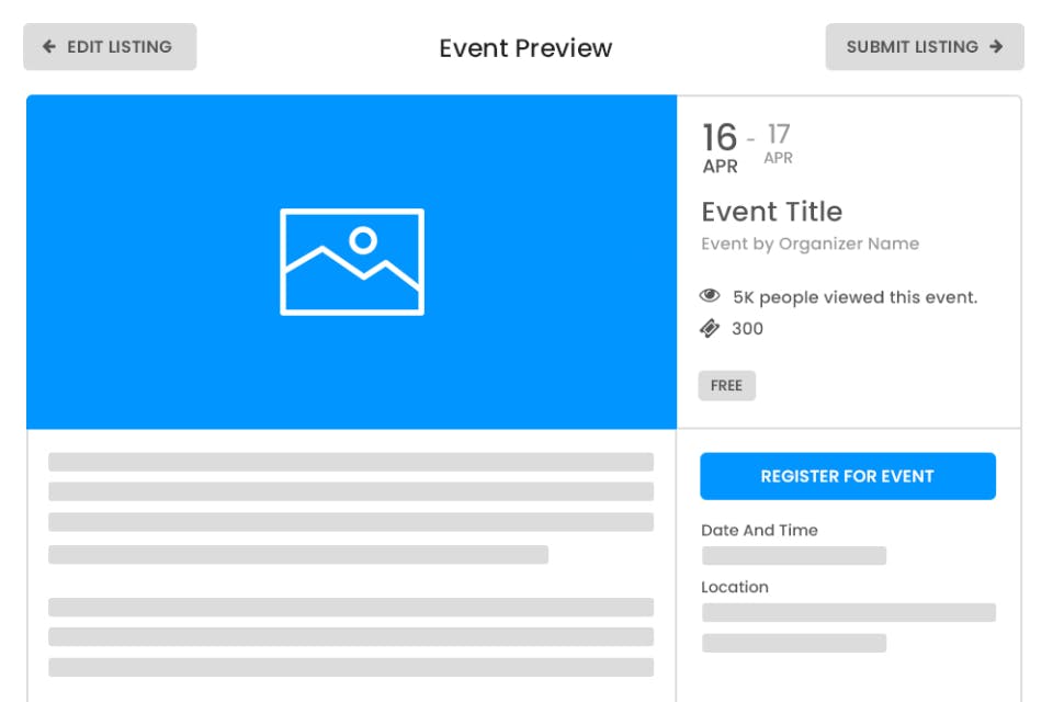 WP Event Manager Screenshot 3
