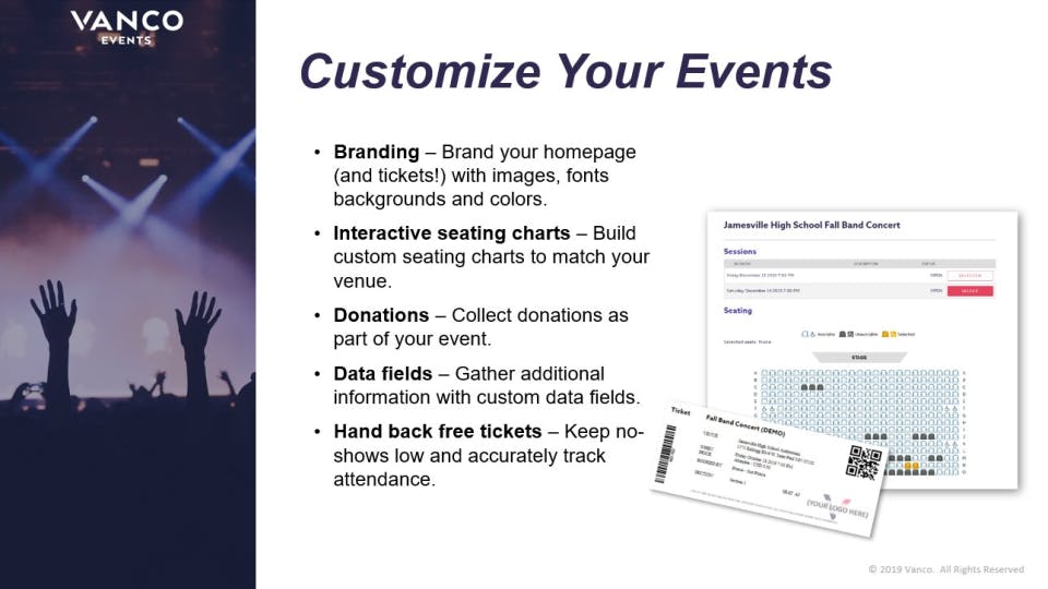 Vanco Events Screenshot 2