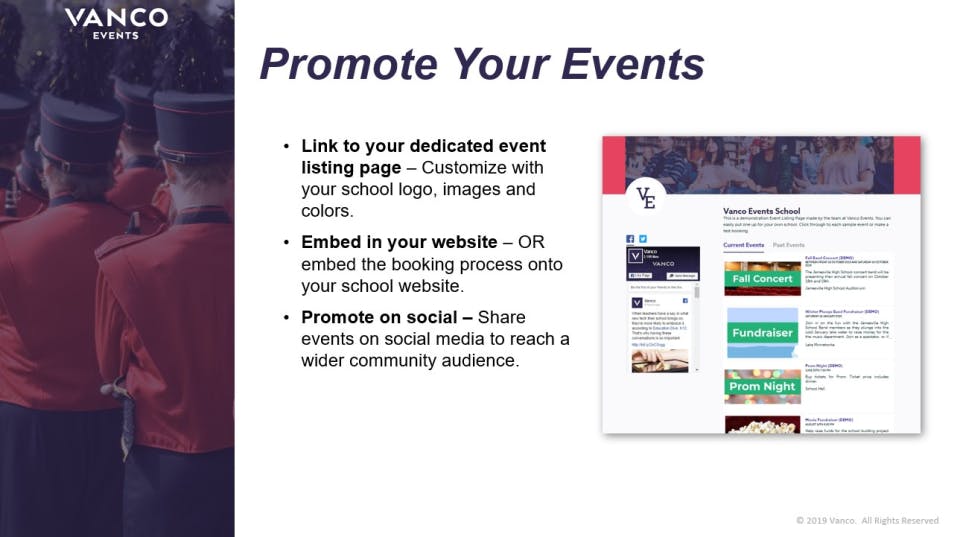 Vanco Events Screenshot 3