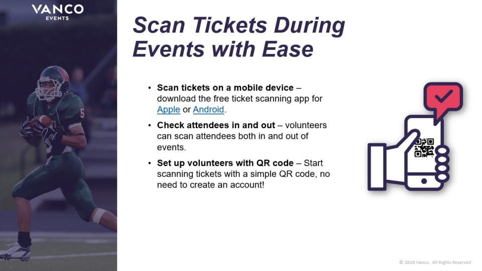 Vanco Events Screenshot 4